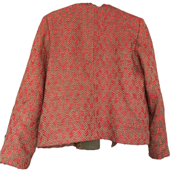 Harve Bernard Blazer Womens Sz 8/10 Academia Tweed Lined Long Sleeve. - Picture 3 of 8